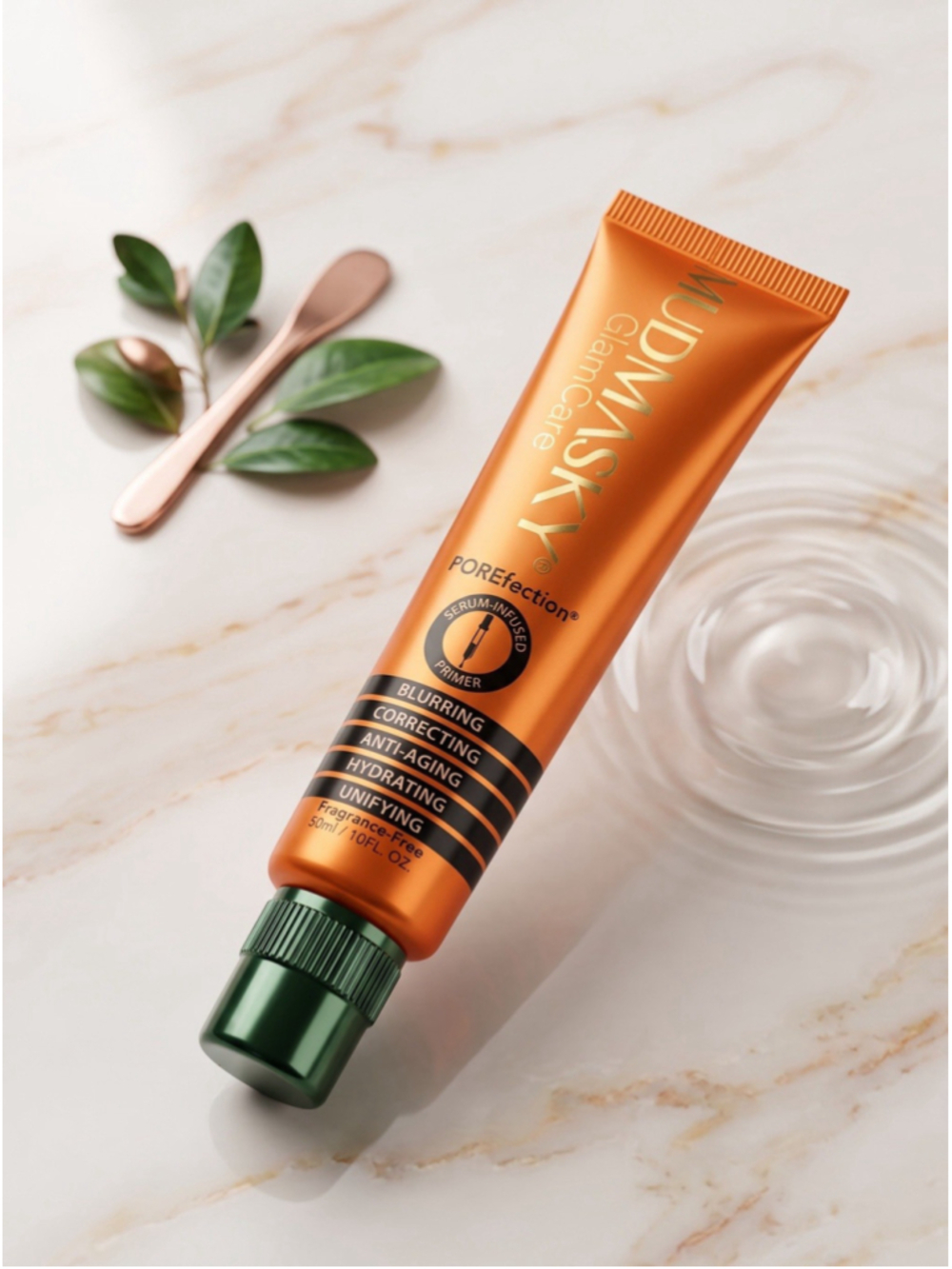 MUDMASKY GlamCare POREfection Serum-Infused Primer 30ml 1 oz New